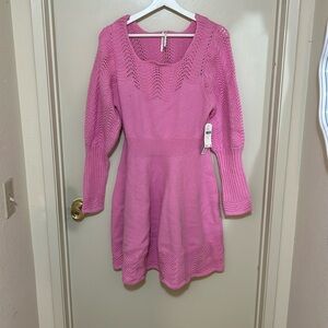 Anthropologie knit sweater dress